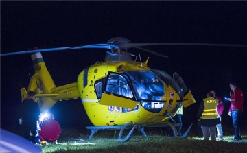 Felső vezetéknek ütközött egy mentőhelikopter Őrbottyánban